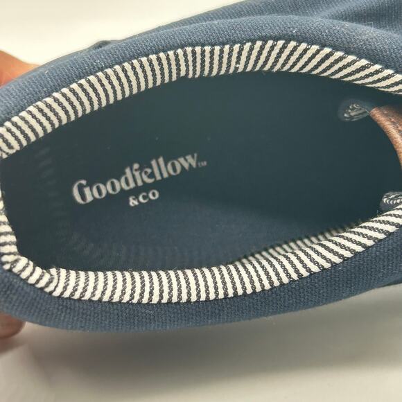 Goodfellow Co Brady Sneakers‎ Men 10 Blue Canvas Lace Up Casual Target Shoes New - Picture 7 of 9